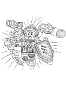 LEGO Nexo Knights kleurplaat 1